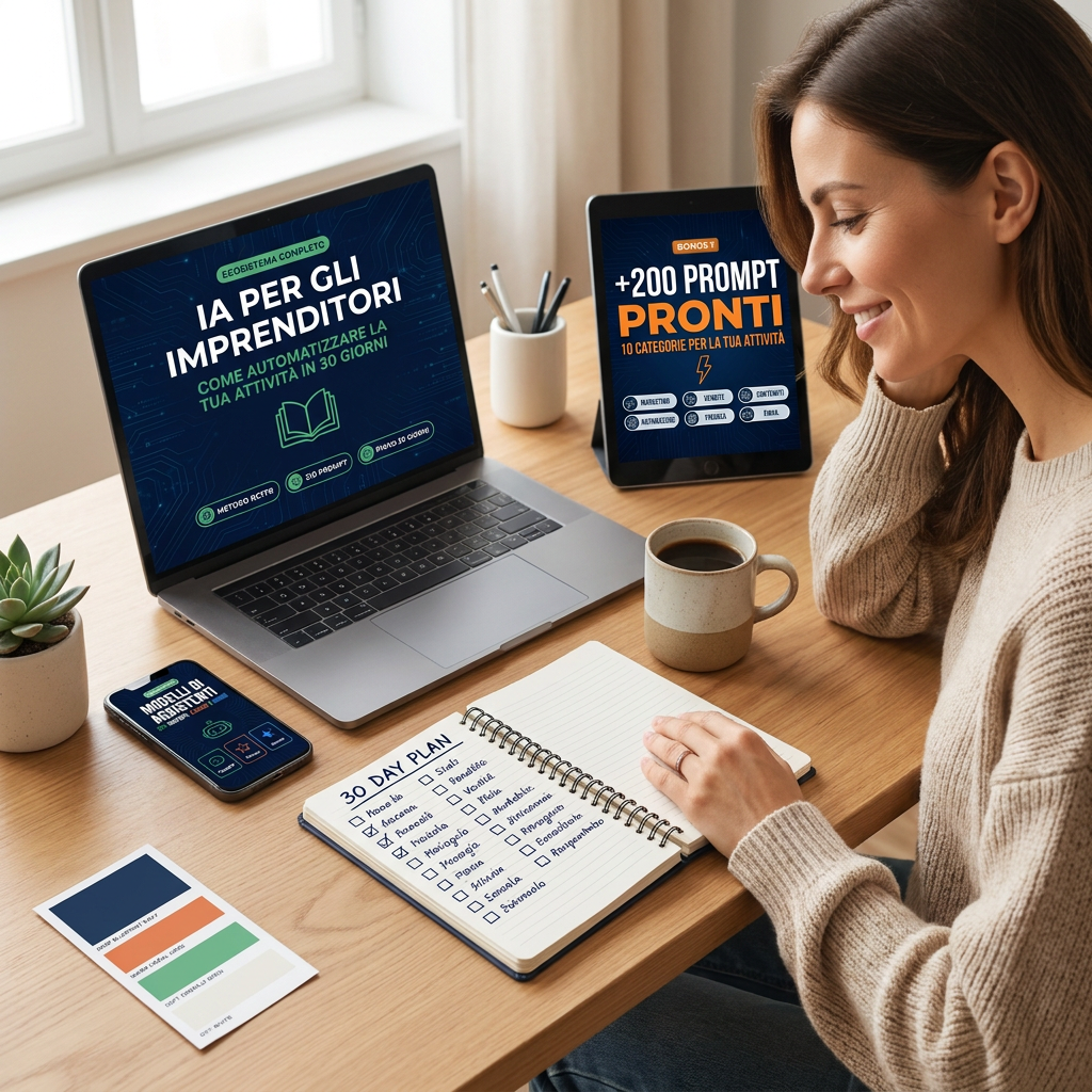 EBOOK IA PER GLI IMPRENDITORI + CRESCERE IN 30 GIORNI
